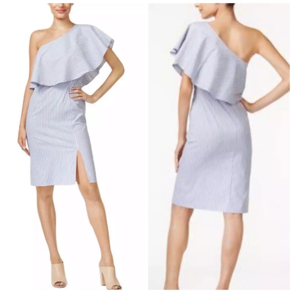 Womens One Shoulder Dress - Picture 3 of 3